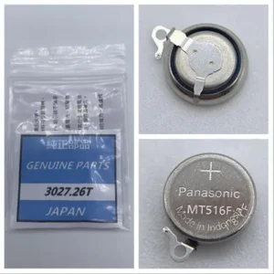 Genuine Seiko Watch Capacitor MT516 3027-26T Rechargeable Battery