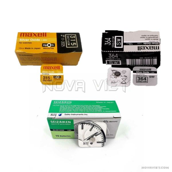 Maxell Watch Batteries 1.55v Silver Oxide Micro Cell Button Cell