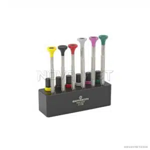 Bergeon 7778 6 Piece Screwdriver Set with Spare Blades