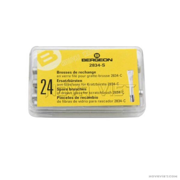 Bergeon 2834-S Scratch Brush Glass Fibre Refills (24 psc)