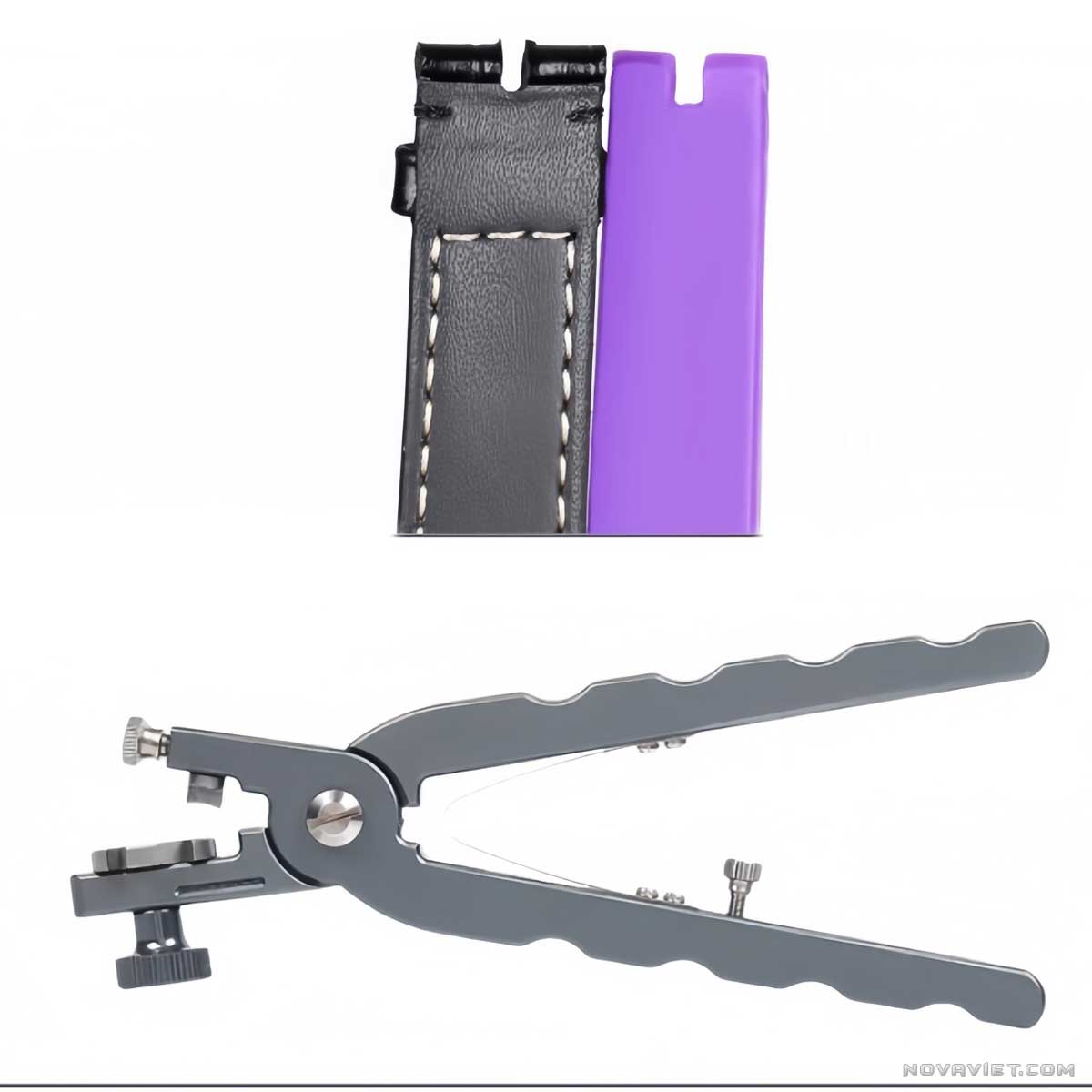 Leather Strap Watch Cutting Plier Notch Classic Tang Buckle