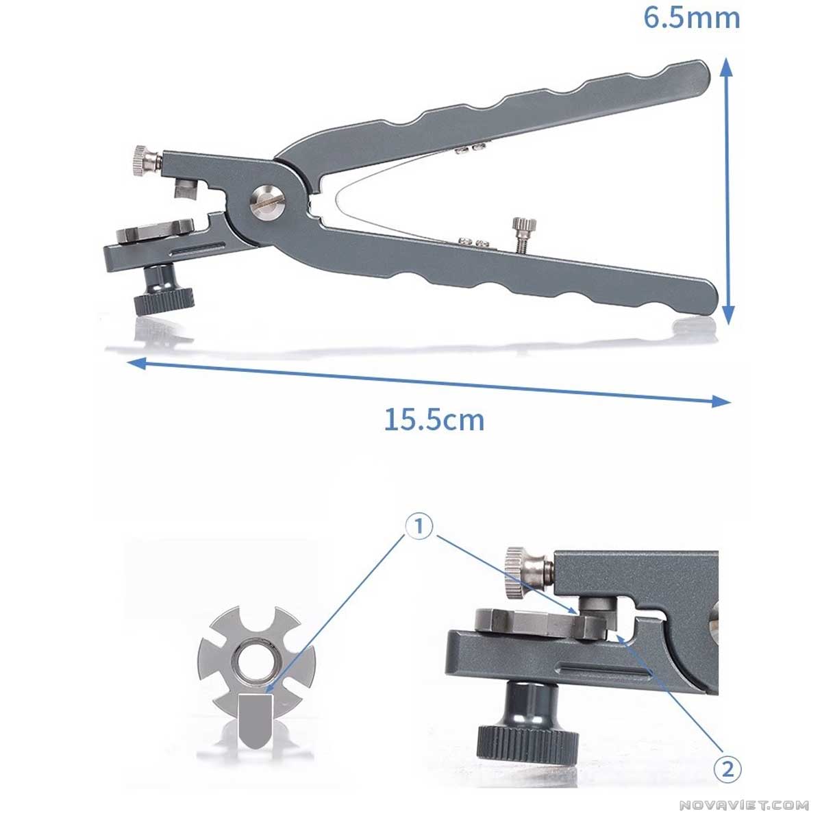 Leather Strap Watch Cutting Plier Notch Classic Tang Buckle